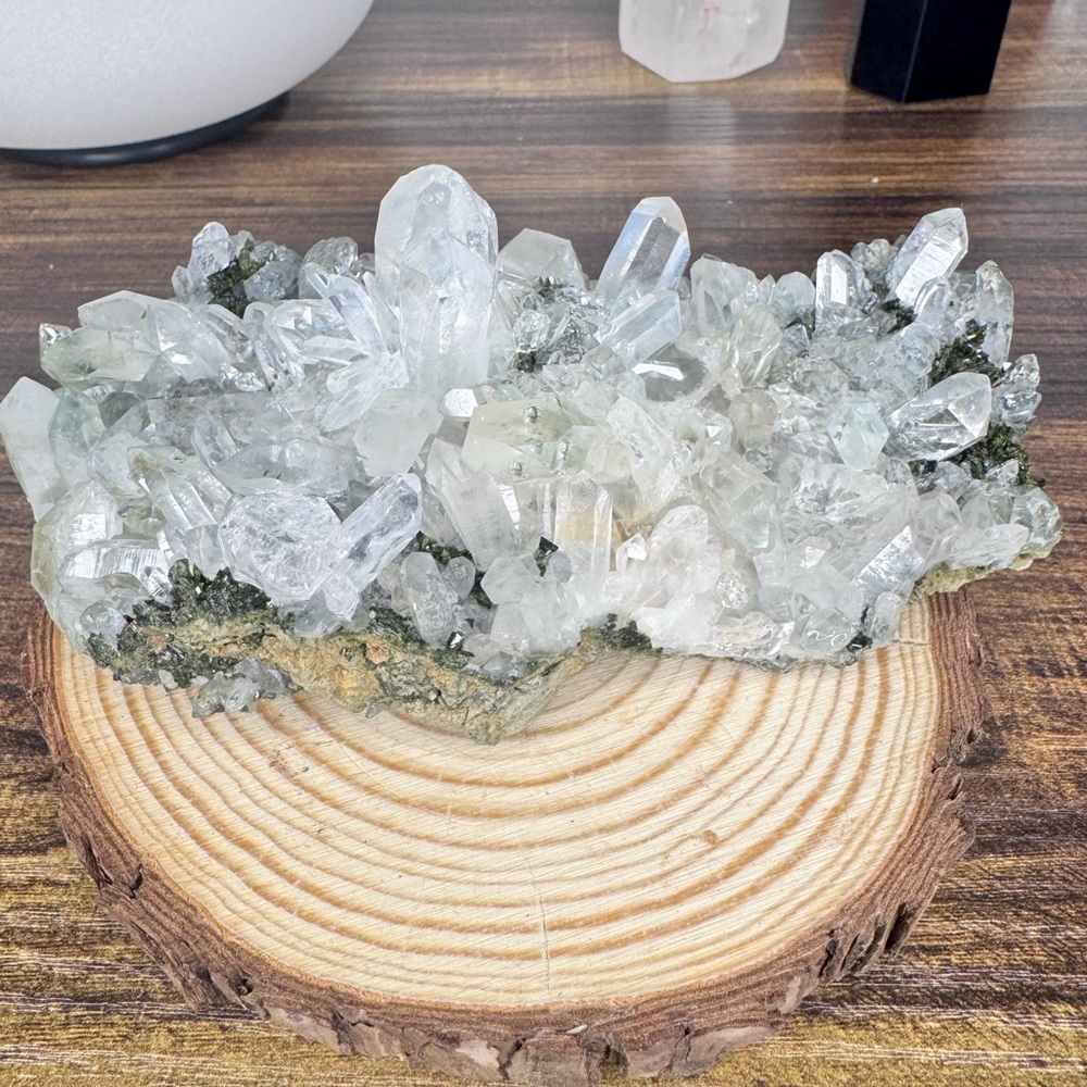 Epidote & Quartz Cluster Turkey High Grade